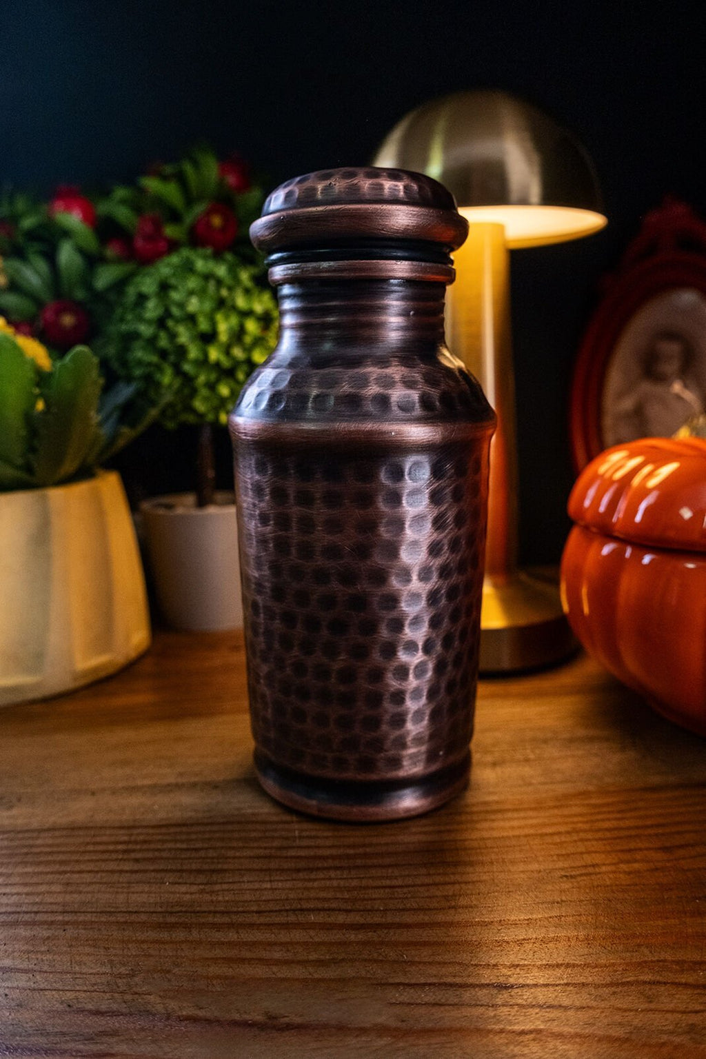 “Vigora” Hand‑Made Copper Water Bottle