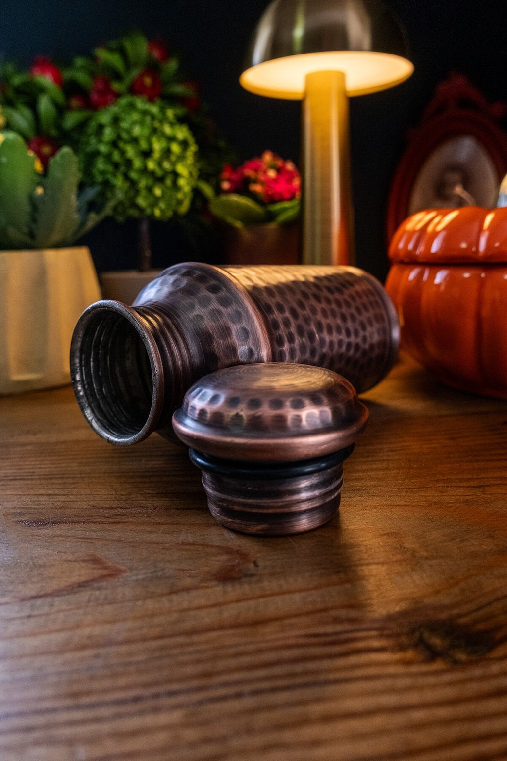 “Vigora” Hand‑Made Copper Water Bottle