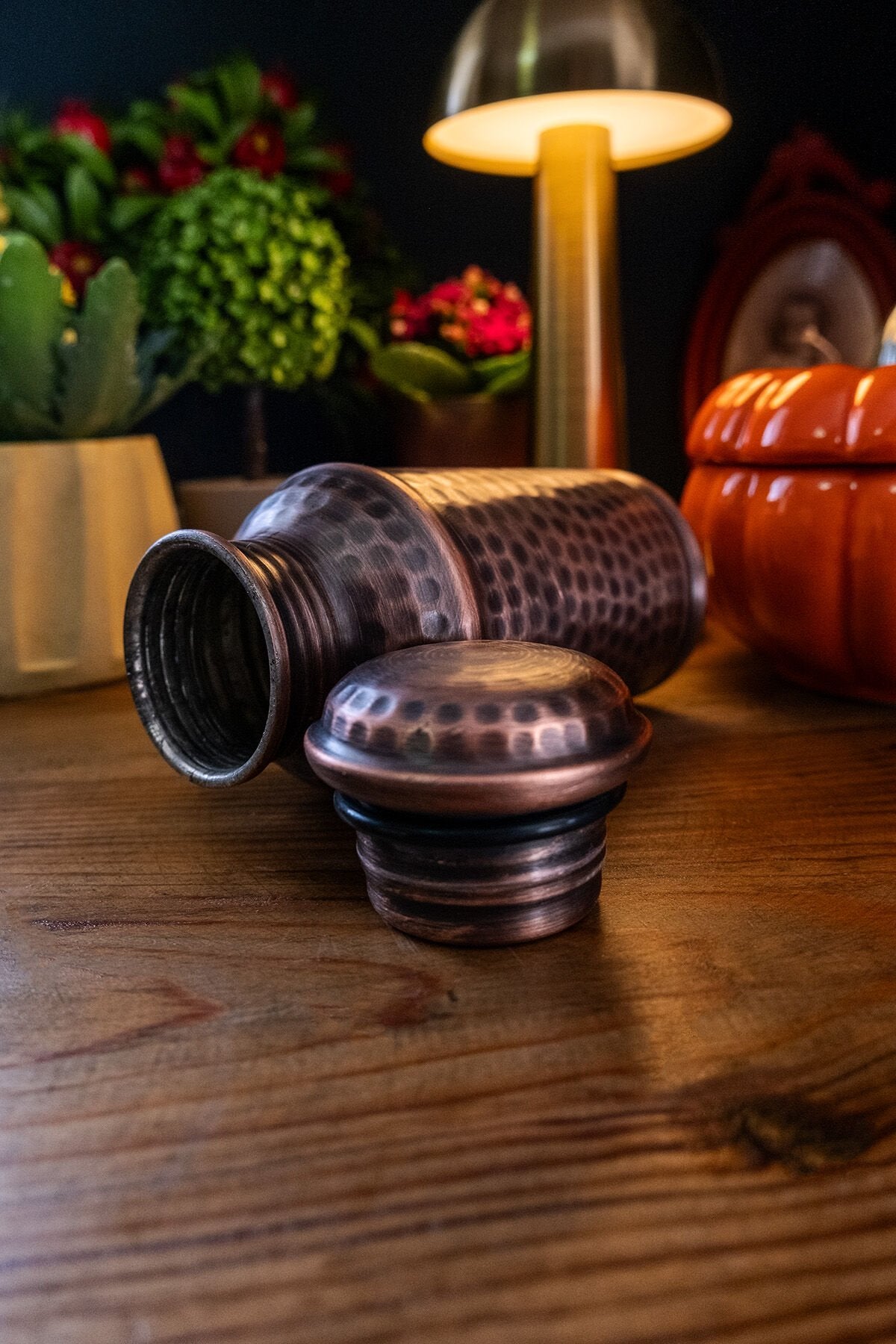 “Vigora” Hand‑Made Copper Water Bottle