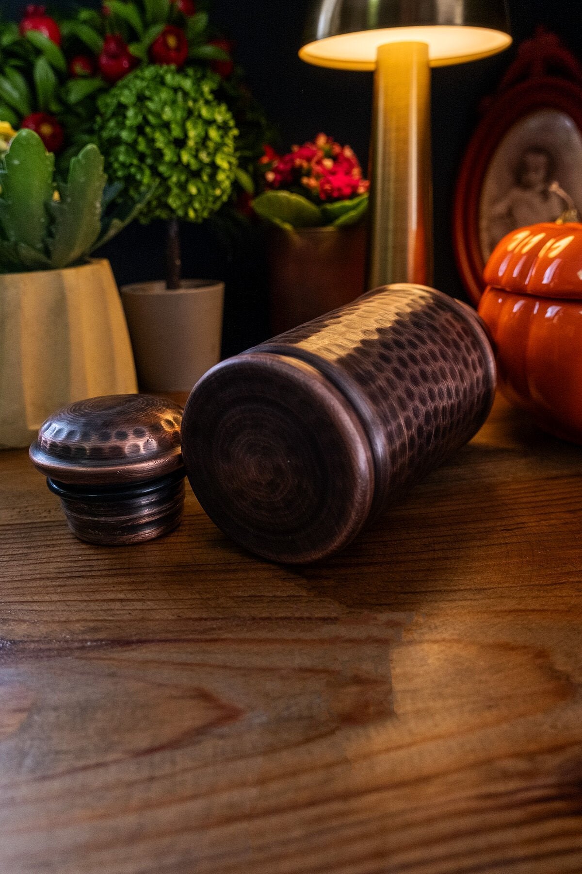 “Vigora” Hand‑Made Copper Water Bottle