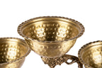 High-Quality Hand-Engraved Yellow Copper Snack Bowl