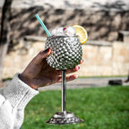 “Flora” Copper Wine Glass