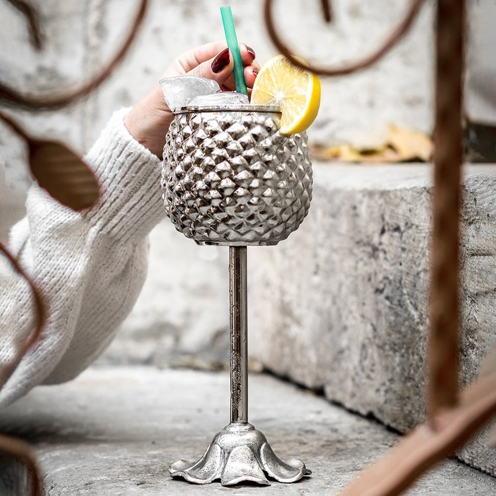 “Flora” Copper Wine Glass