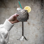 “Flora” Copper Wine Glass