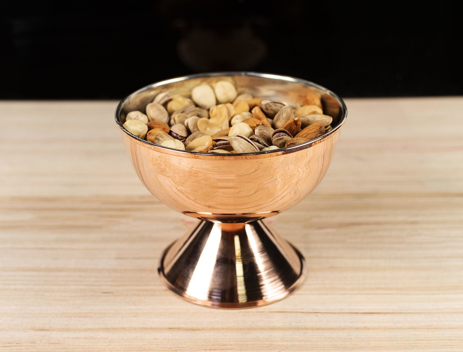 Copper snack bowl