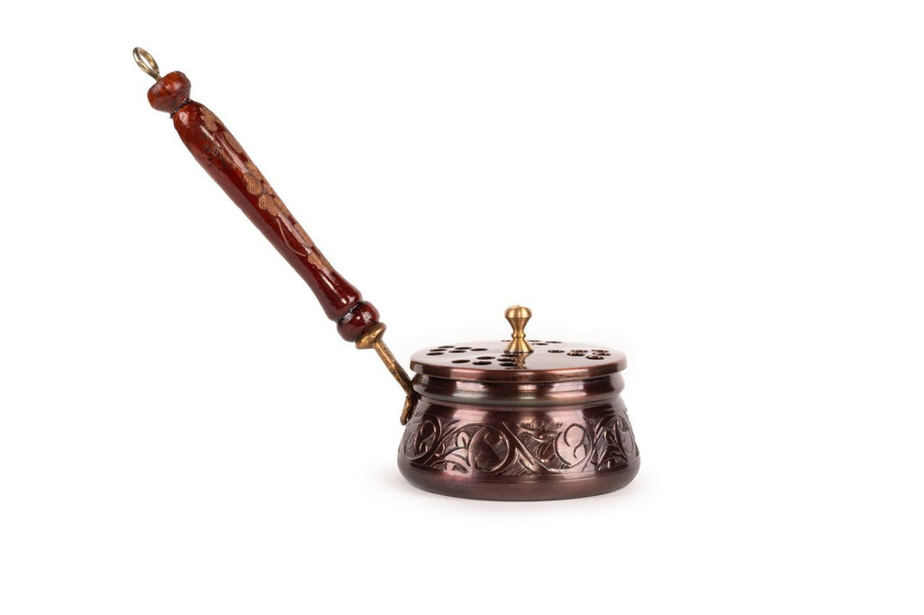 “Dark Smoke” Copper Incense Holder