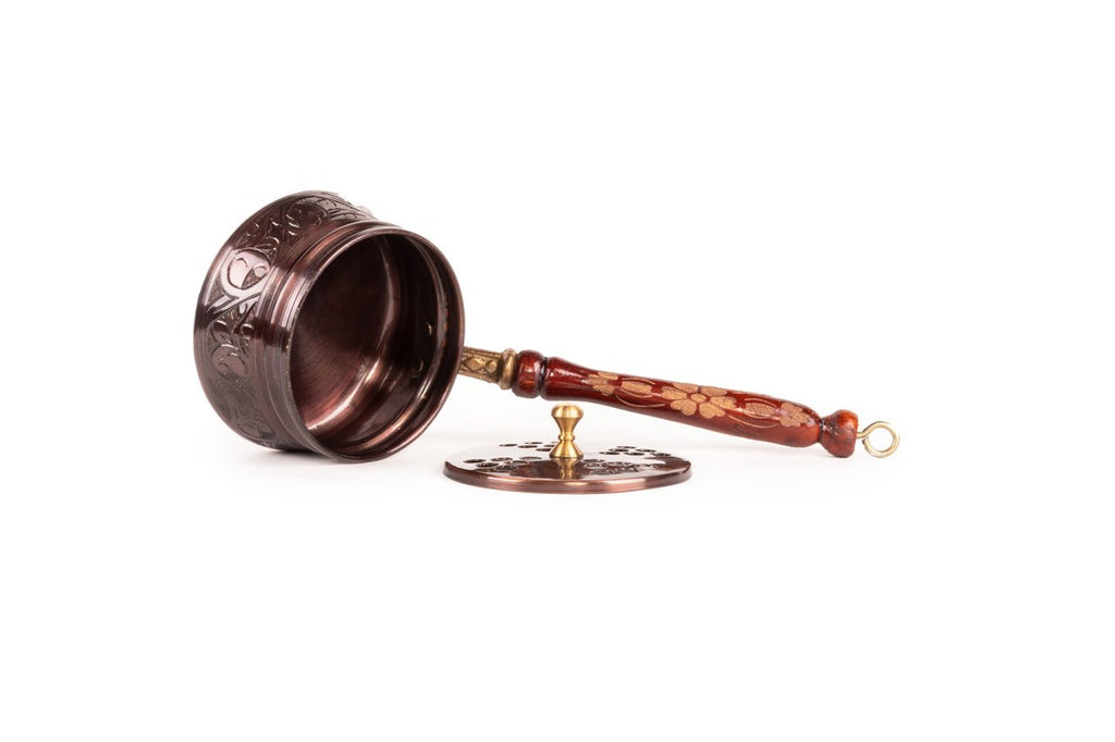 “Dark Smoke” Copper Incense Holder