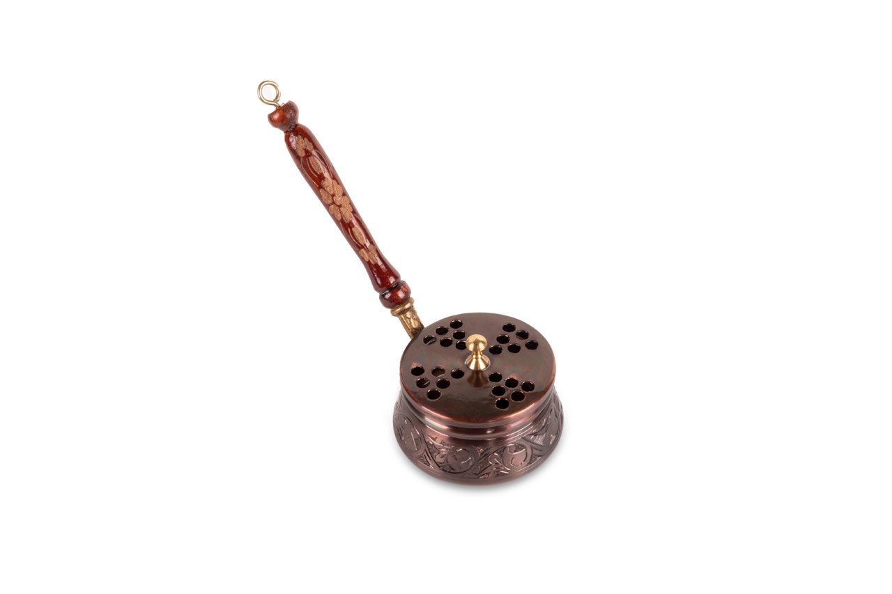 “Dark Smoke” Copper Incense Holder