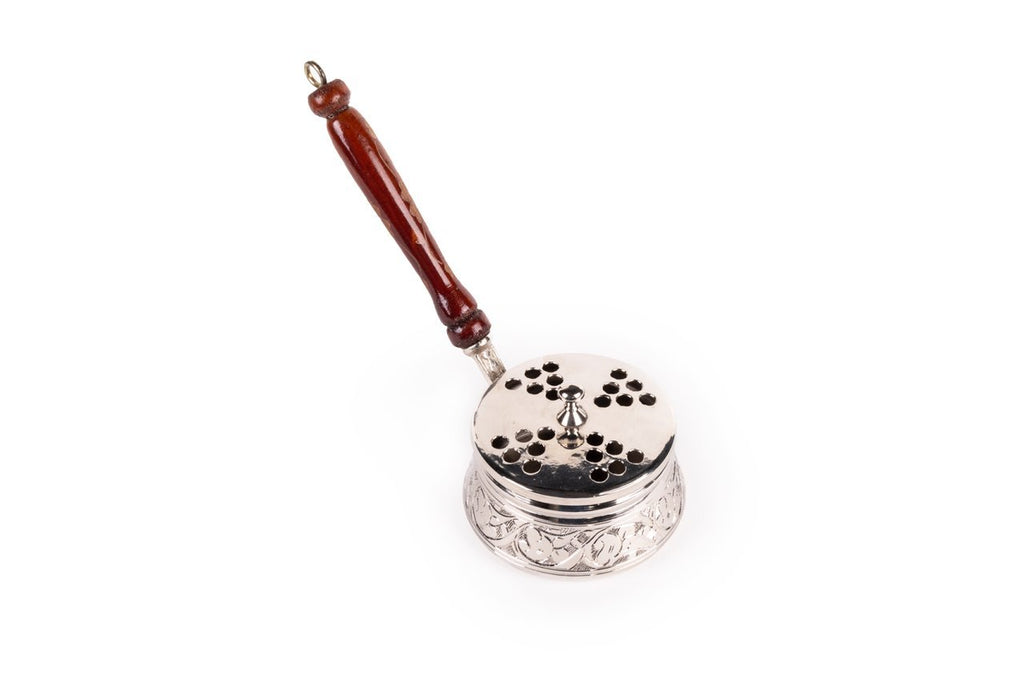 “Silver Smoke” Copper Incense Holder