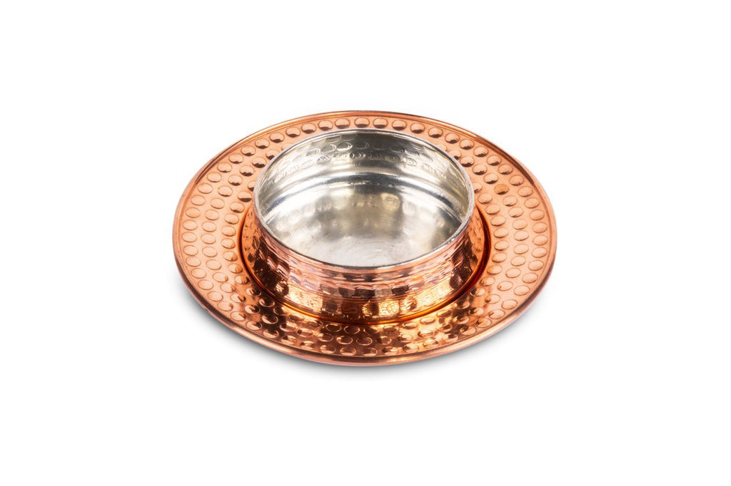 Handcrafted Red Copper Nut Dish